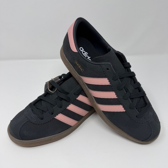 Adidas Stadt Womens Casual Sneakers Size 8 Carbon/Blush Pink/Gum Sole JQ9018-NWT - Picture 5 of 9